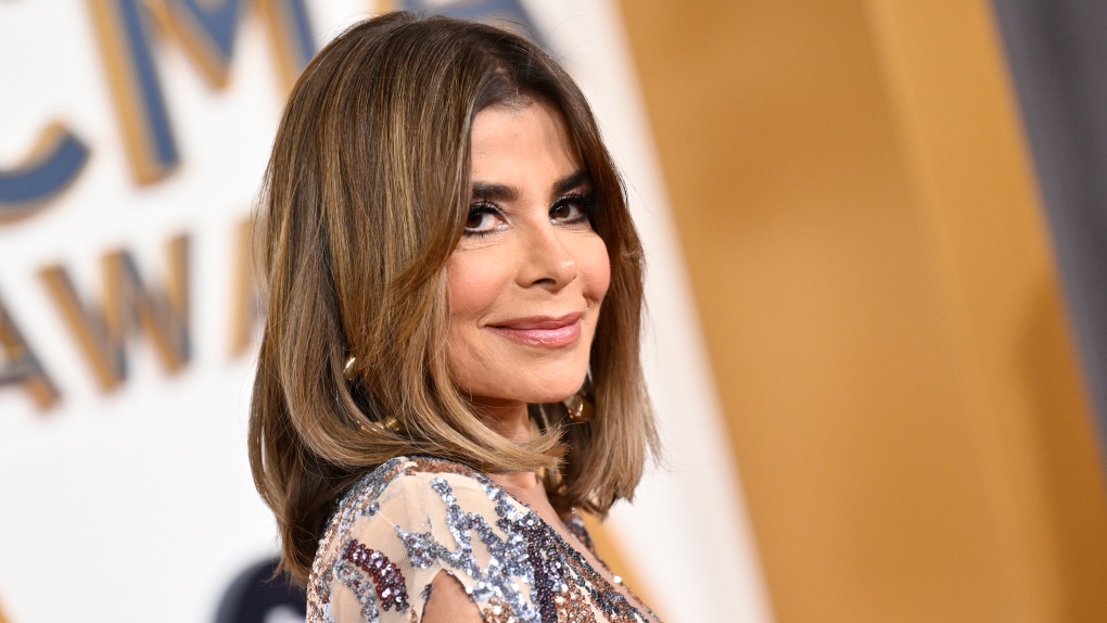 Paula Abdul arrives at the 57th Annual CMA Awards on Wednesday, Nov. 8, 2023, at the Bridgestone Arena in Nashville, Tenn. (Photo by Evan Agostini/Invision/AP)